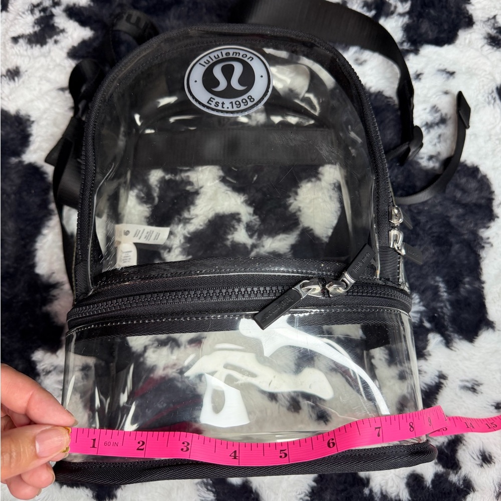 lululemon Clear Black Mini Backpack - Picture 5 of 6